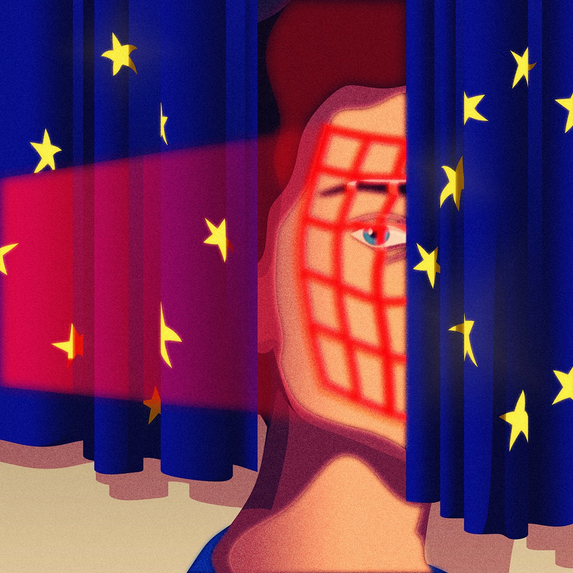 Politico EU Facial recognition by Peter GEHRMAN