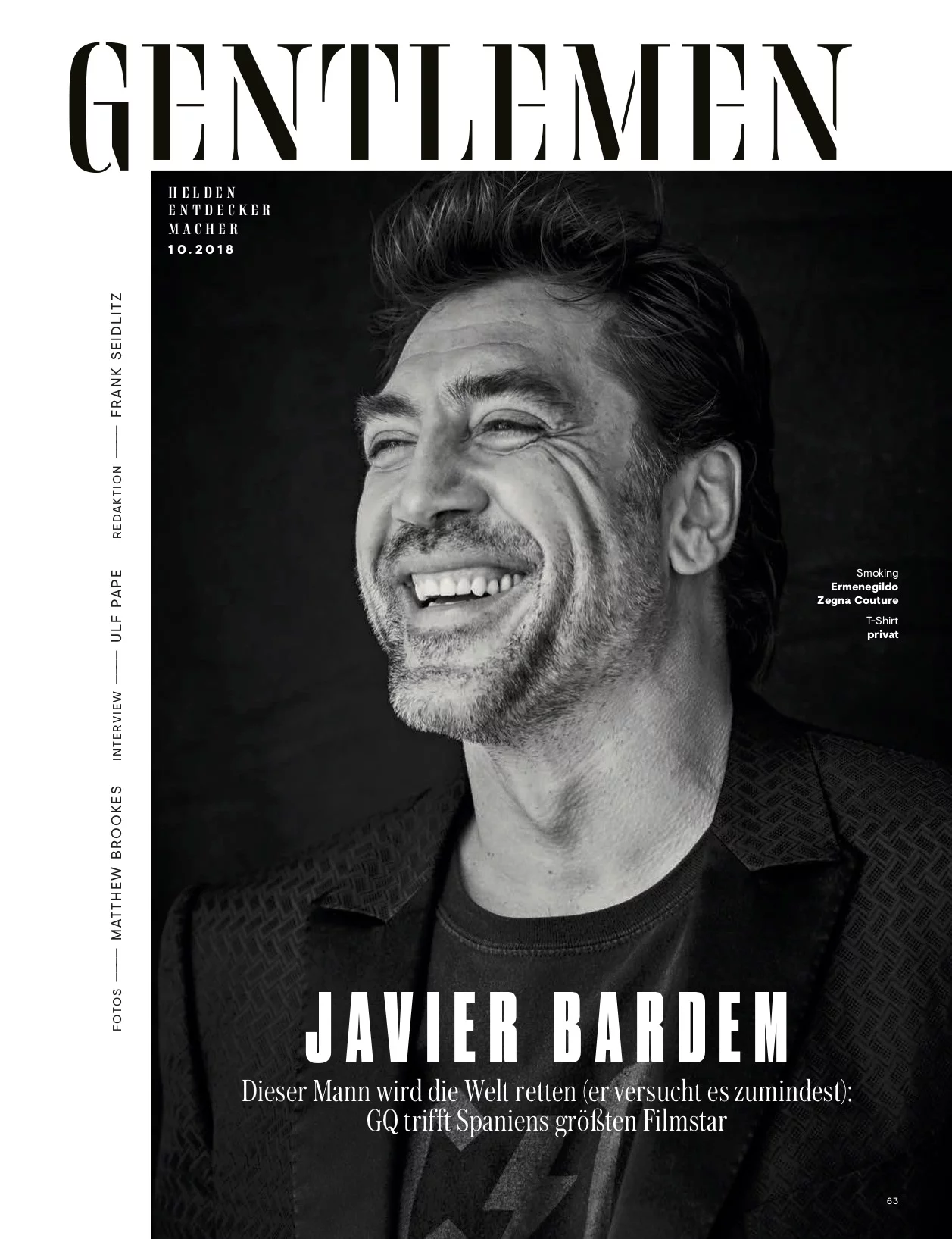 GQ with Javier Bardem 2 by Claudia ENGLMANN