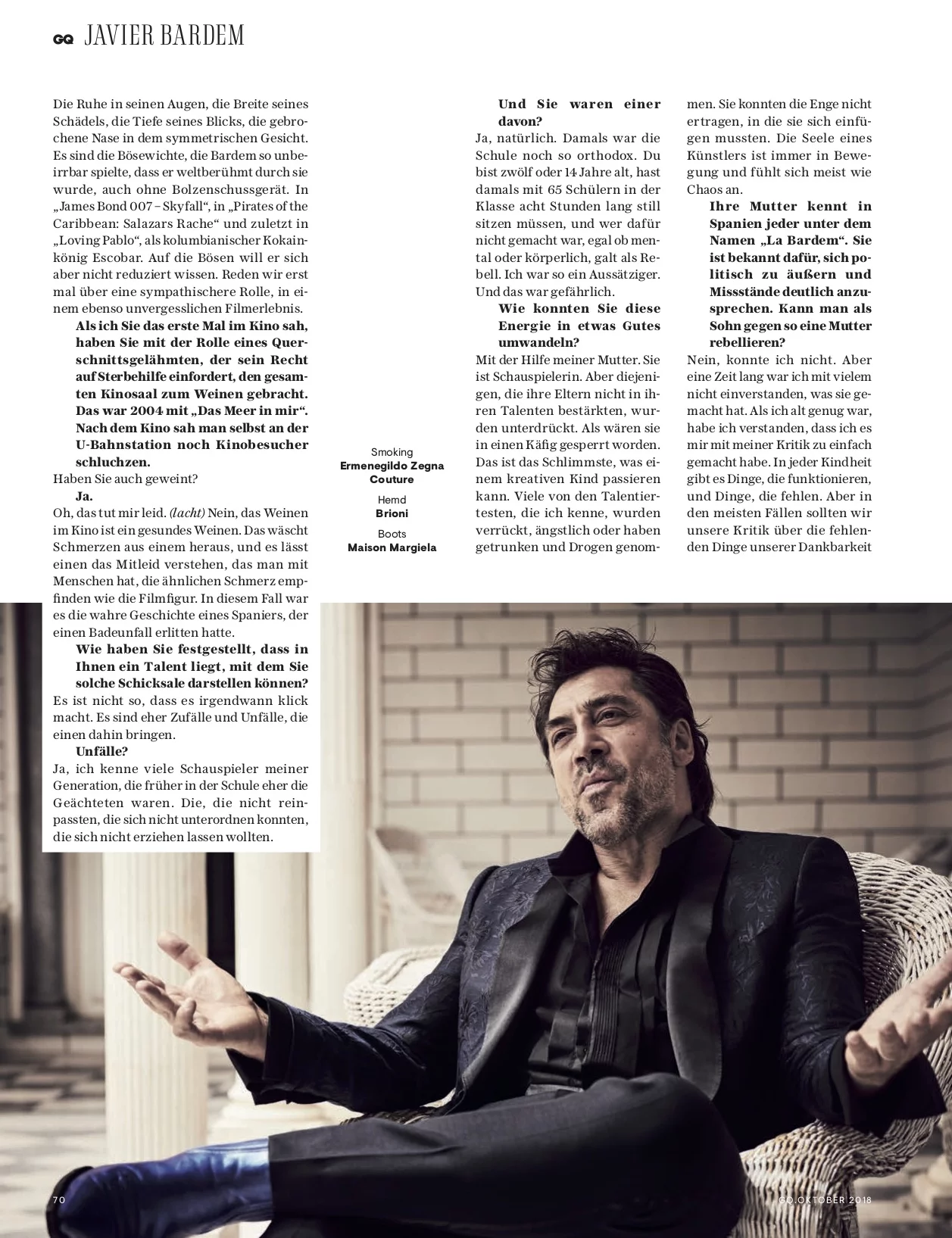 GQ with Javier Bardem 6 by Claudia ENGLMANN