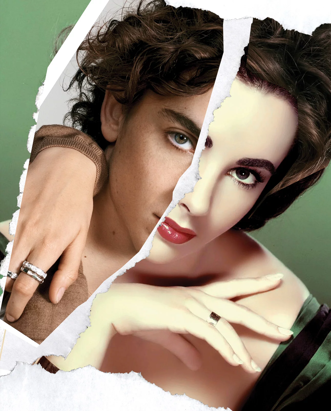 Rework x Timothee Chalamet mixed with Elizabeth Taylor. by Portis WASP