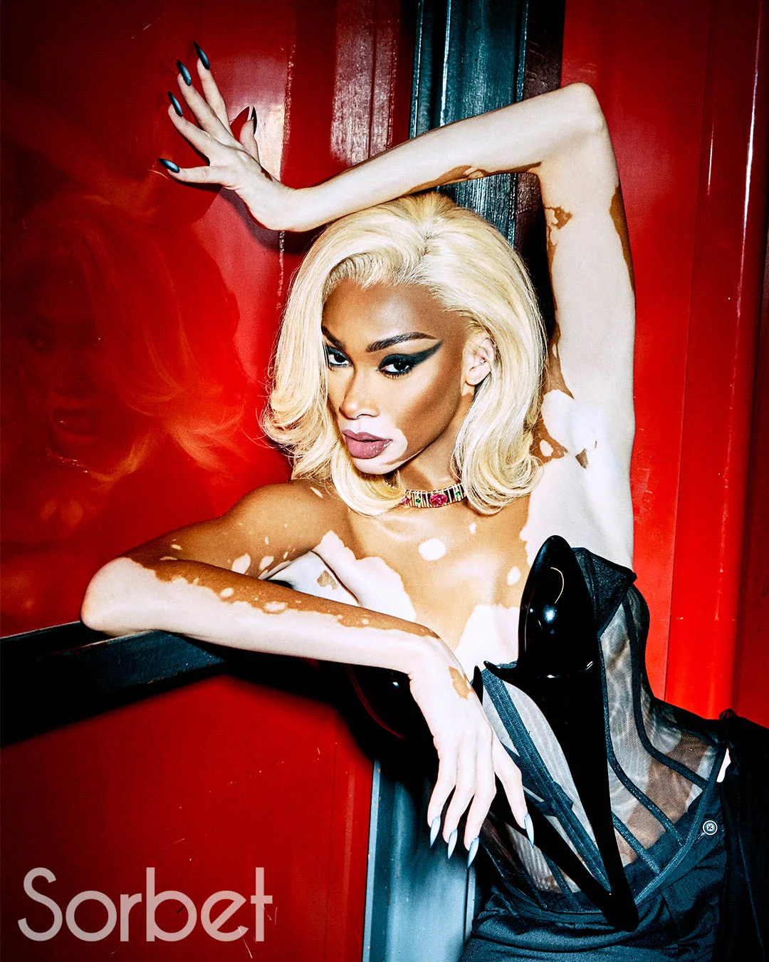 Sorbet w/ Winnie Harlow 11 by Sina BRAETZ